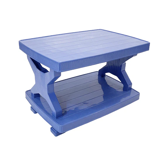 BP-335 Picasso Boss Rattan Pure Plastic Double Shelf Table(Large) - Image 2