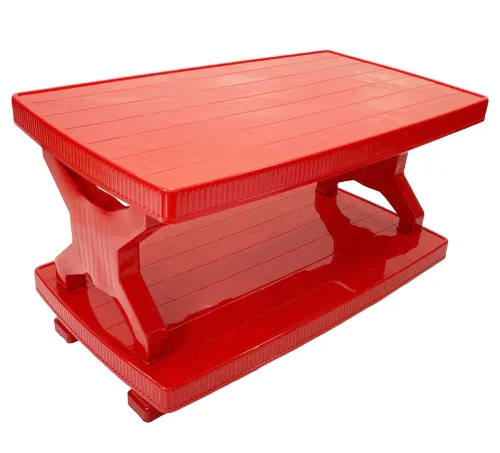 BP-334 Boss Pure Plastic Vista Rattan Double Shelf Table (small)