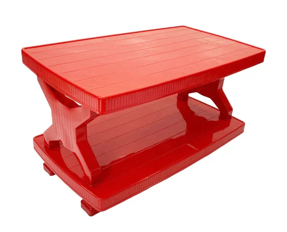 BP-335 Picasso Boss Rattan Pure Plastic Double Shelf Table(Large) - Image 6