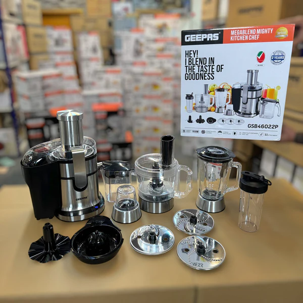 Geepas Mega blend Mighty Kitchen chef Food Factory GBS46022P