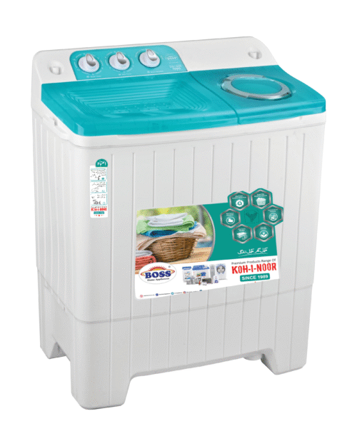 K.E 6550-BS-S-Green and Gray (Steel Spiner) Platinum Series Twin Tub Washing Machine