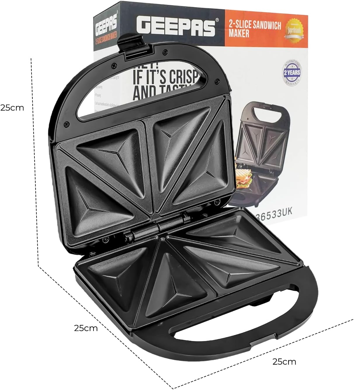 GSM36533UK Geepas Sandwich maker