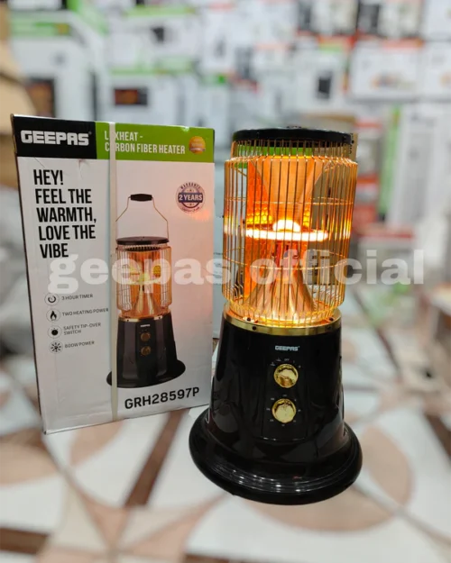 GEEPAS GRH28597P Corban fiber turbo heater