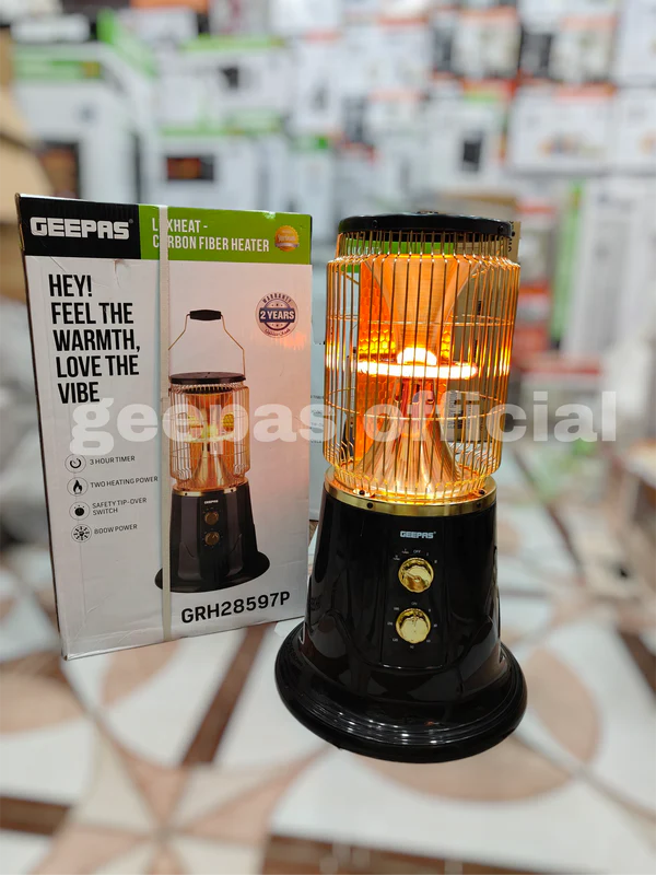 GEEPAS GRH28597P Corban fiber turbo heater