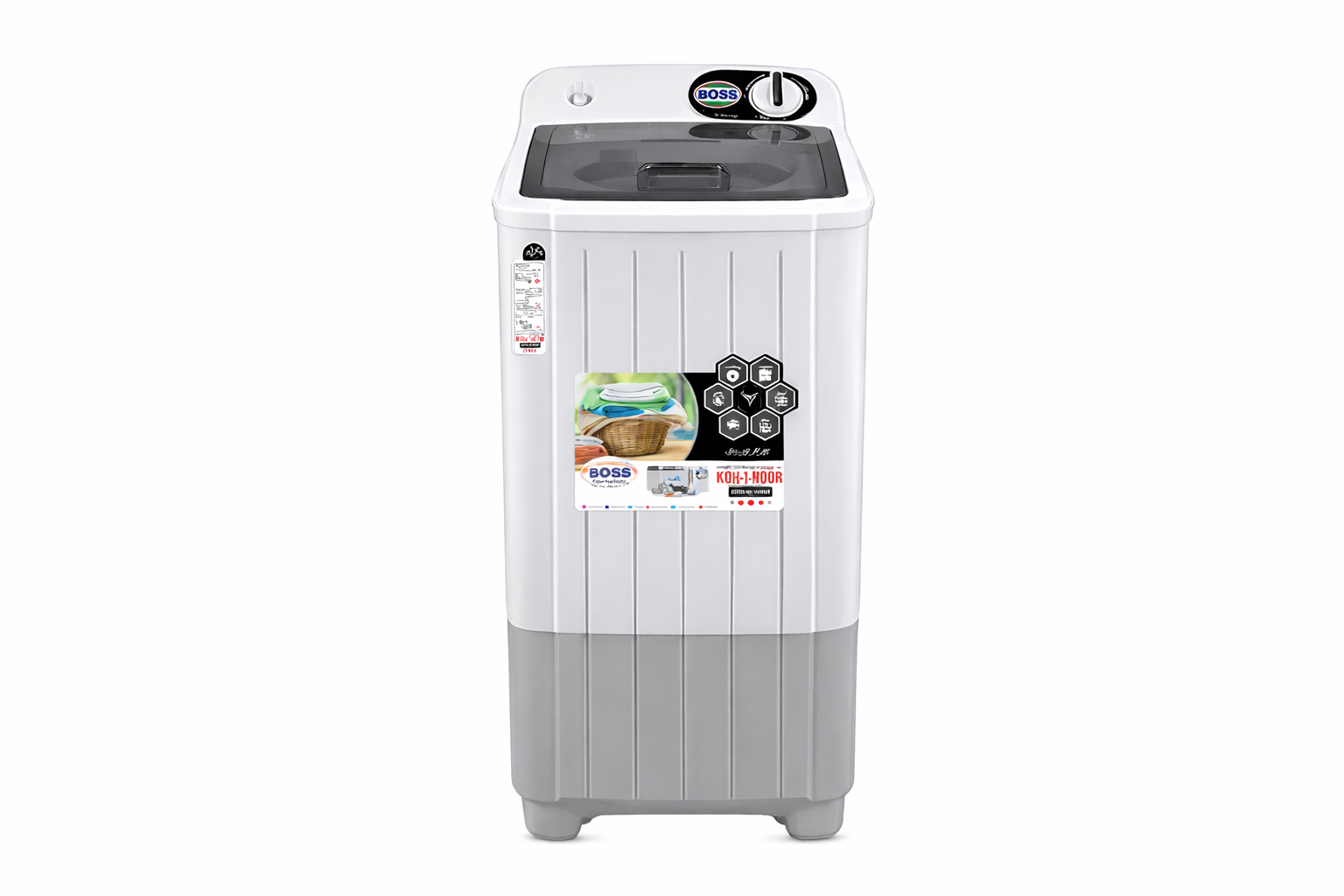 Boss KE-555-C-Green and Gray Platinum Series Spin Dryer - Image 4