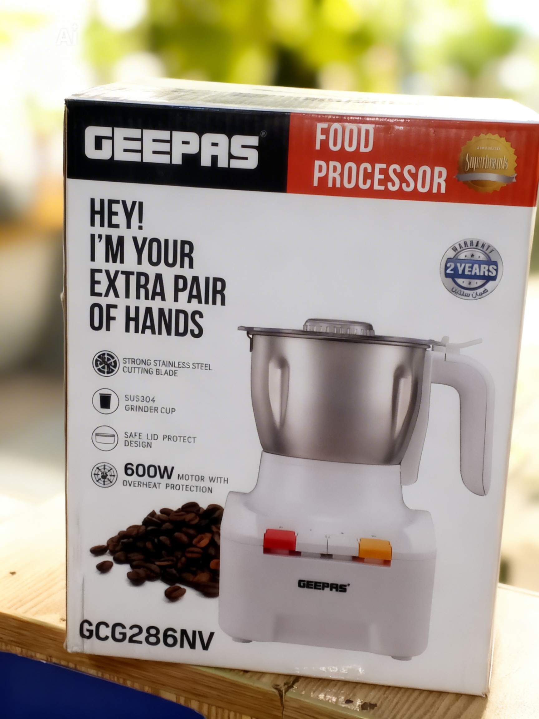 Geepas Food processor GCG286NV - Image 2