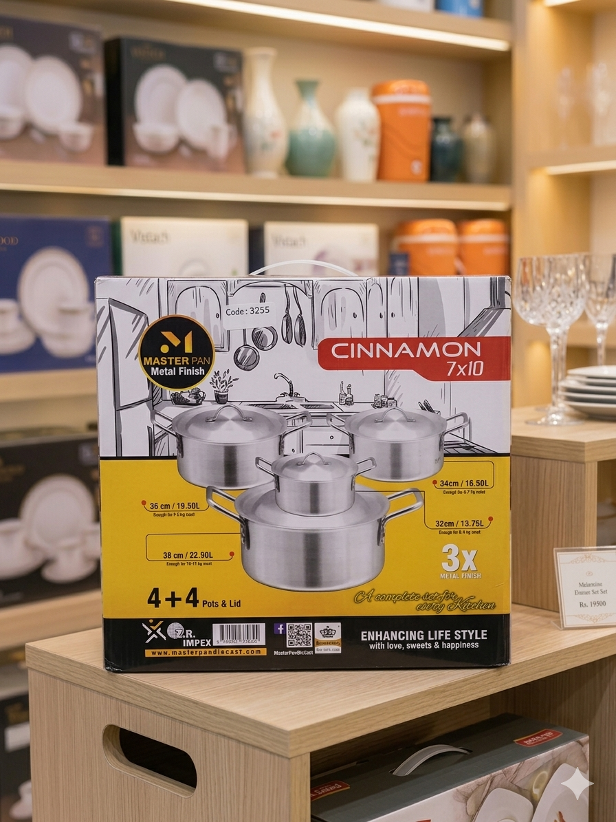 Master pan Cookware set cinnamon 7x10