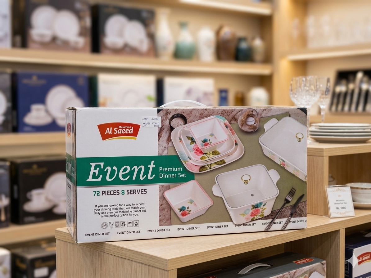 Event premium dinner set 72pcs and 8 serves