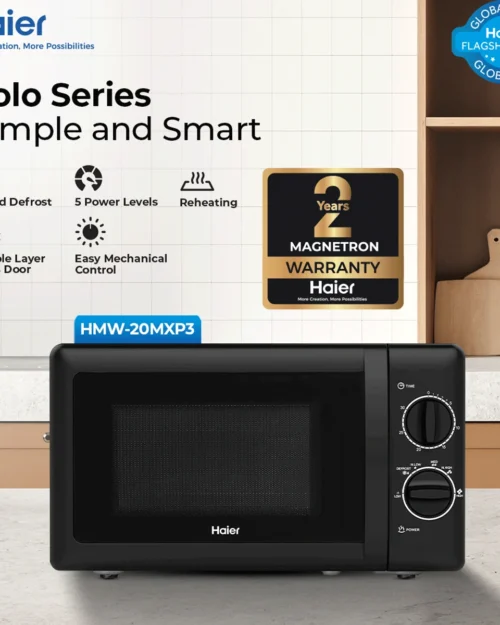 Haier 20 Liters Solo Microwave Oven HMW-20MXP3