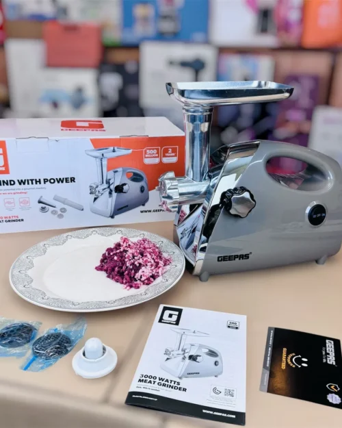 Geepas Meat Grinder GMG 42511P [ 2 year warranty ]
